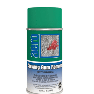 A can of chewing gum remover